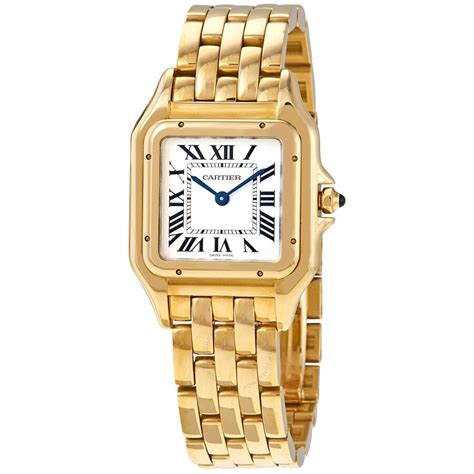 CARTIER Panthere de Silver Dial Ladies Watch .